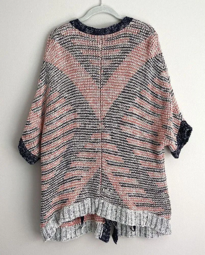 Anthropologie Moth Dolman Sleeve Cardigan Sweater Size Med Buttons Pockets Knit - Image 8