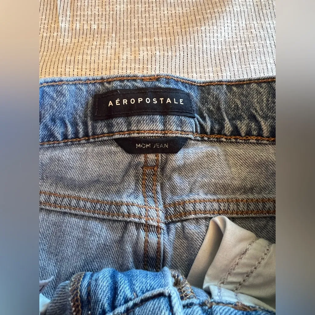 Aeropostale Distressed Mom Jeans | Size 00 - Image 5
