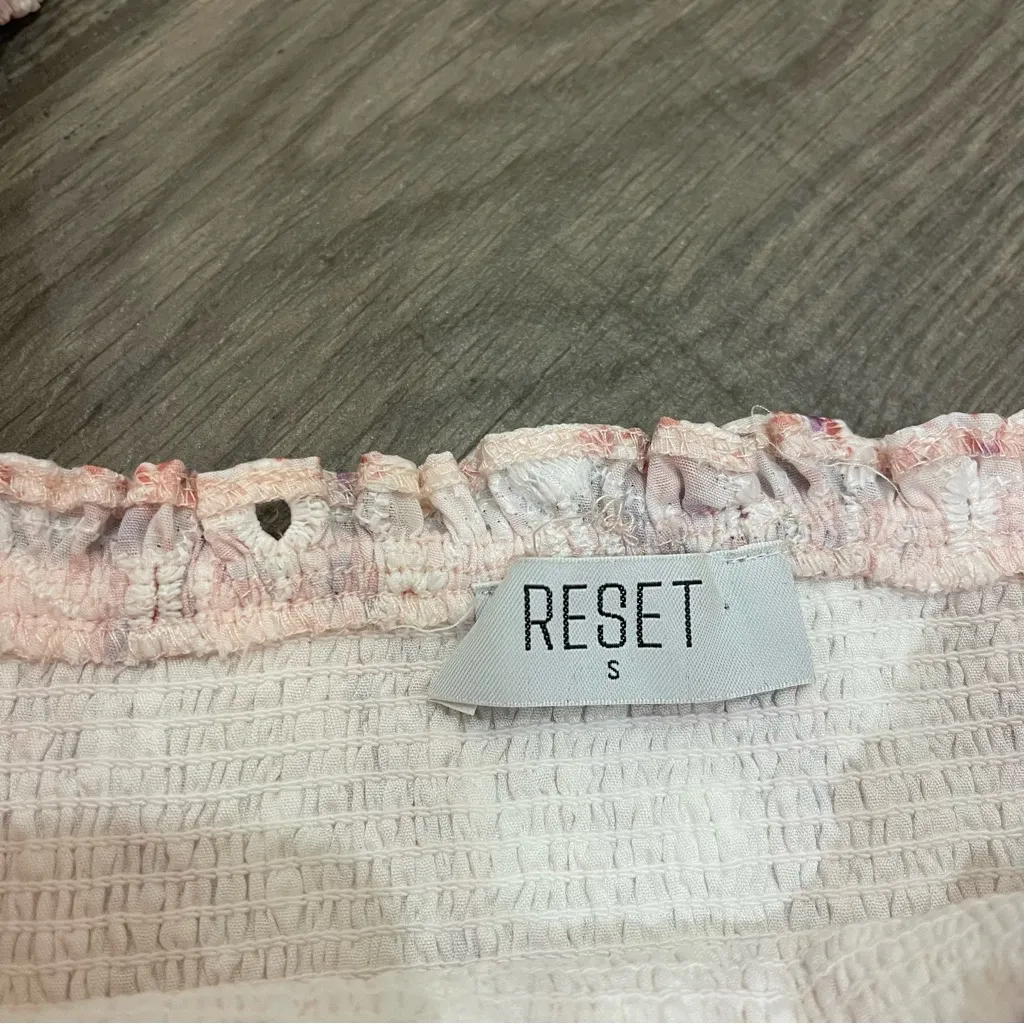 Reset Derby Smocked Top Pink - Image 3