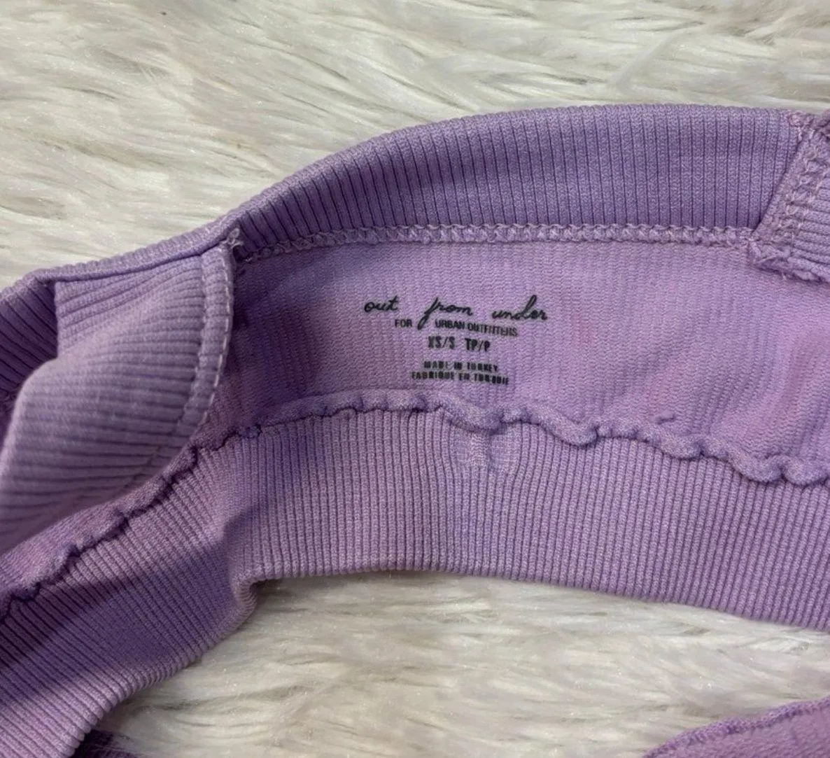 Out From Under Riptide Seamless Rib Bralette in Lilac - Image 4