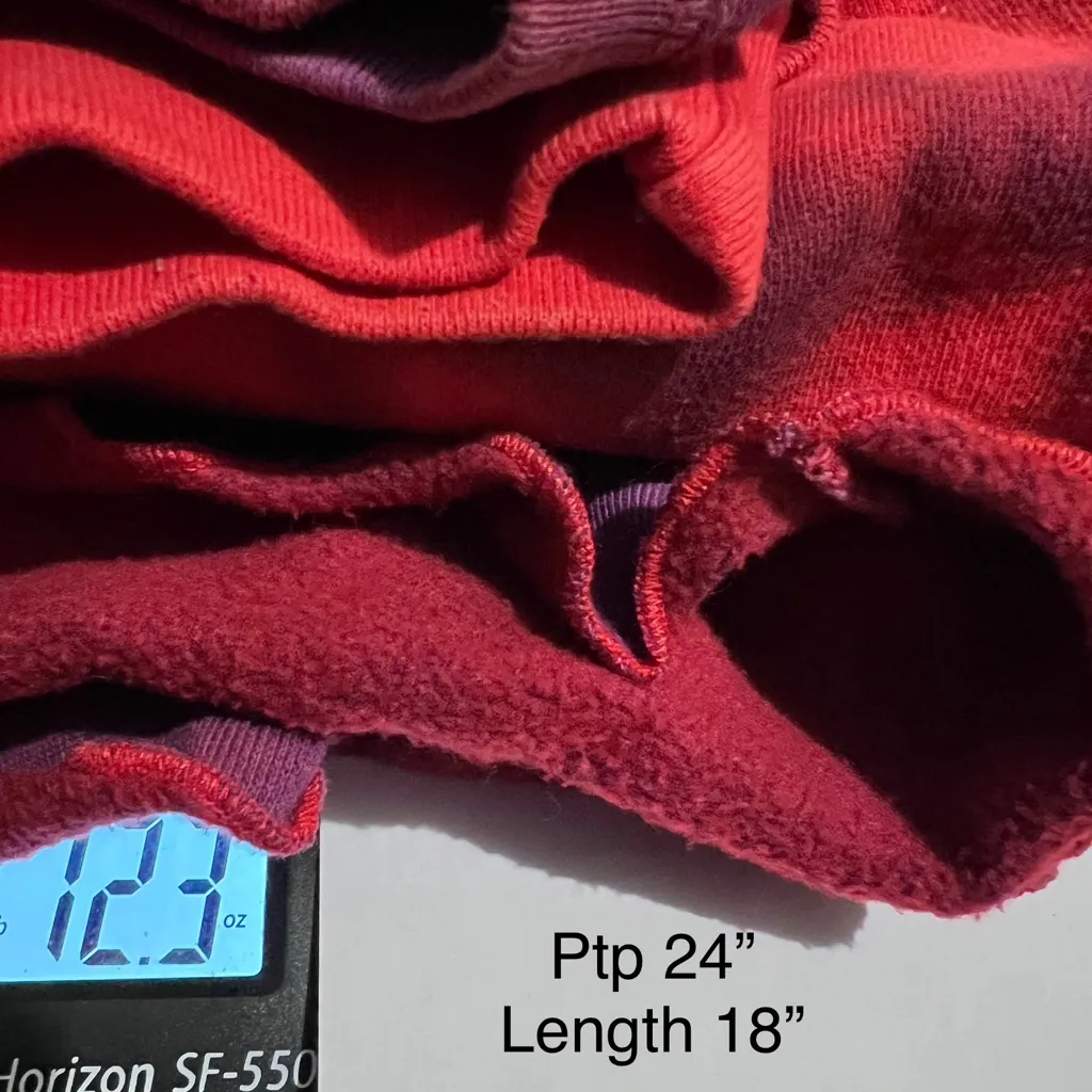 Purple and Red Cropped Tie - Image 7