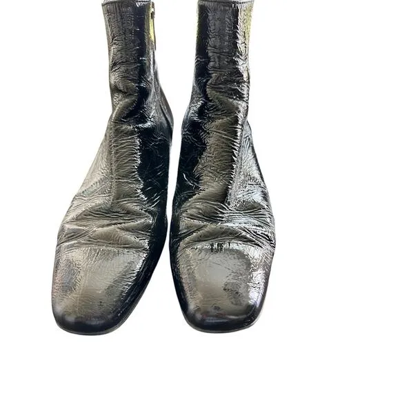 Aquatalia Ulyssaa patent leather‎ Booties Size 7.5 - Image 5