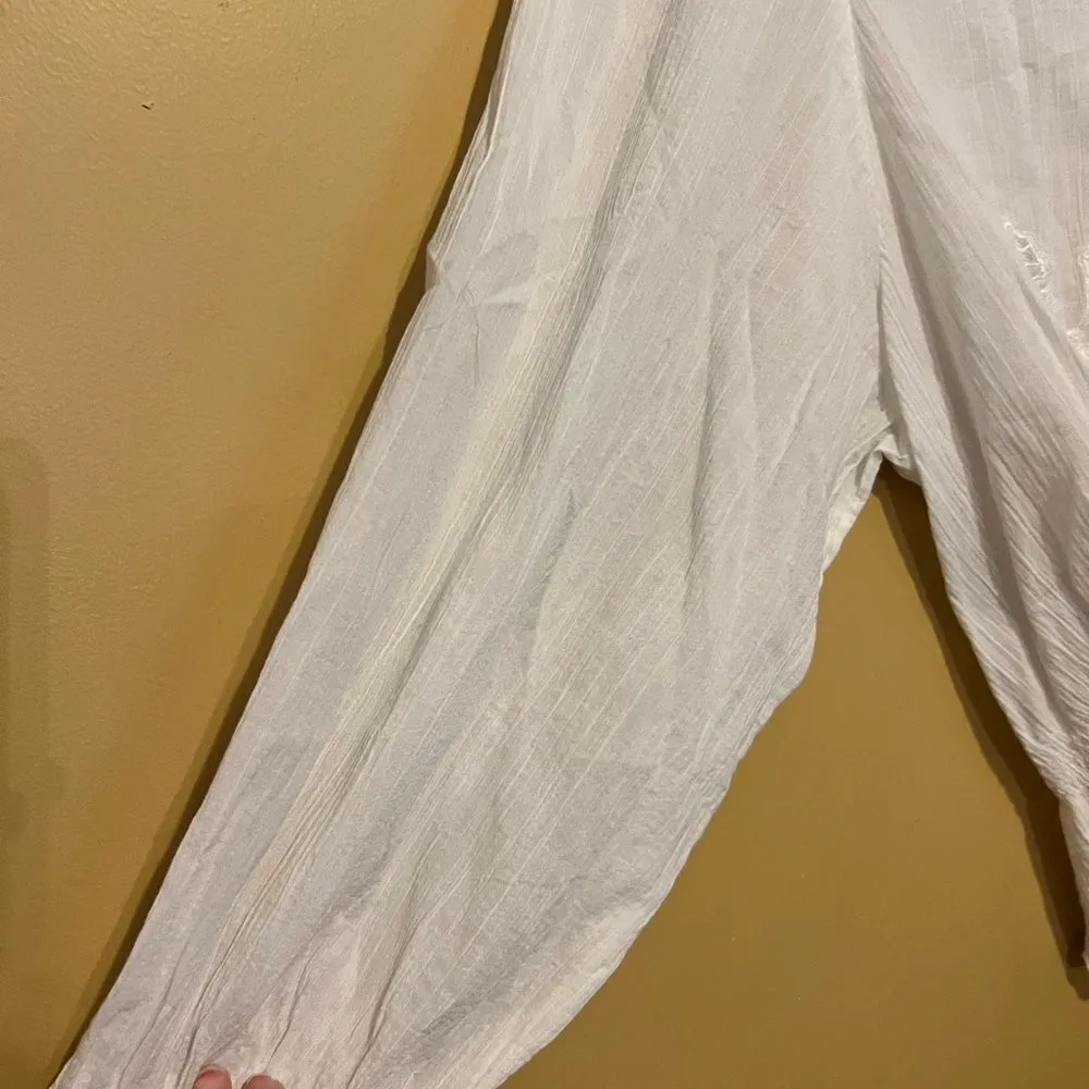 Armani jeans white blouse 6 - Image 4