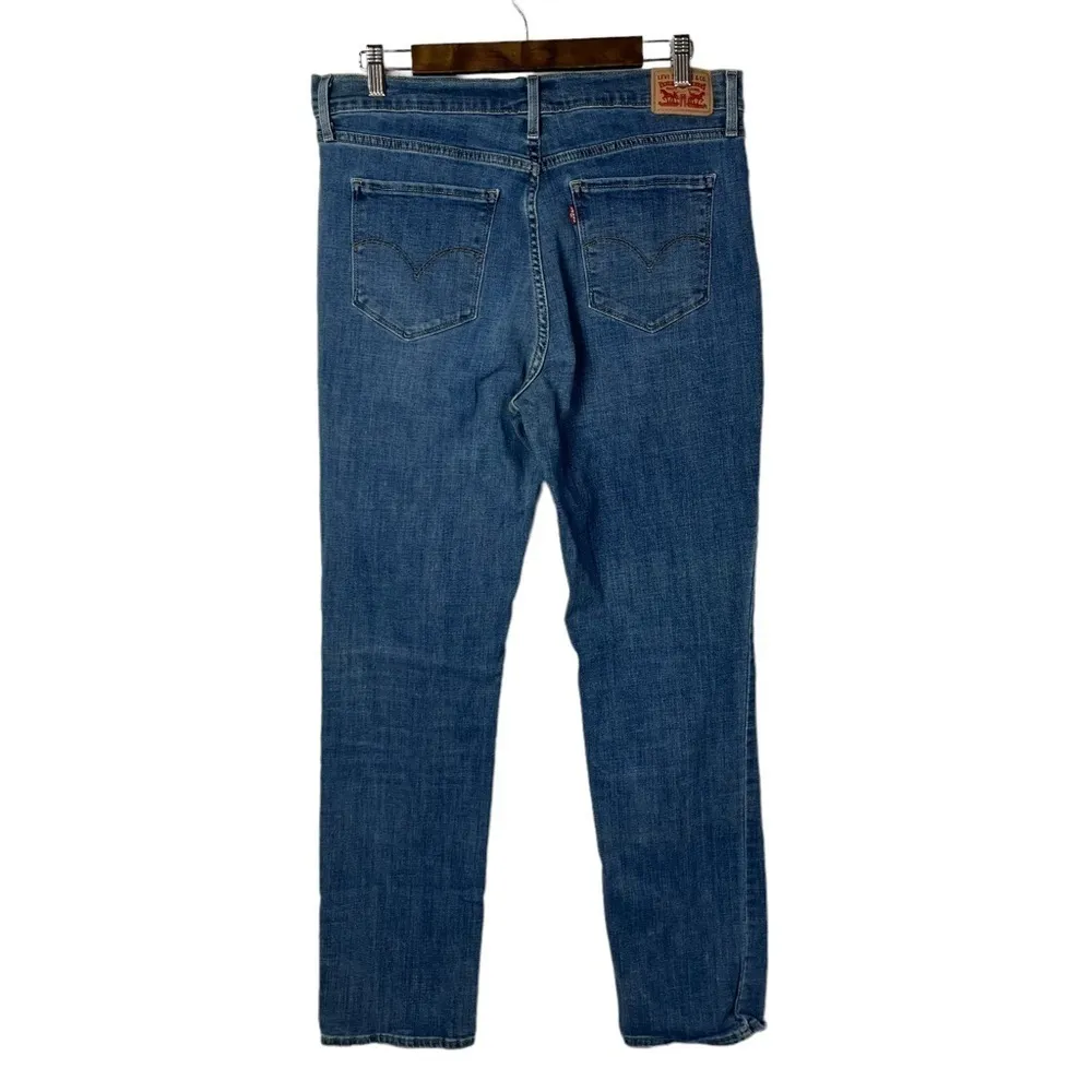 Levi's  724 High Rise Straight Medium Wash Jeans 33 - Image 3