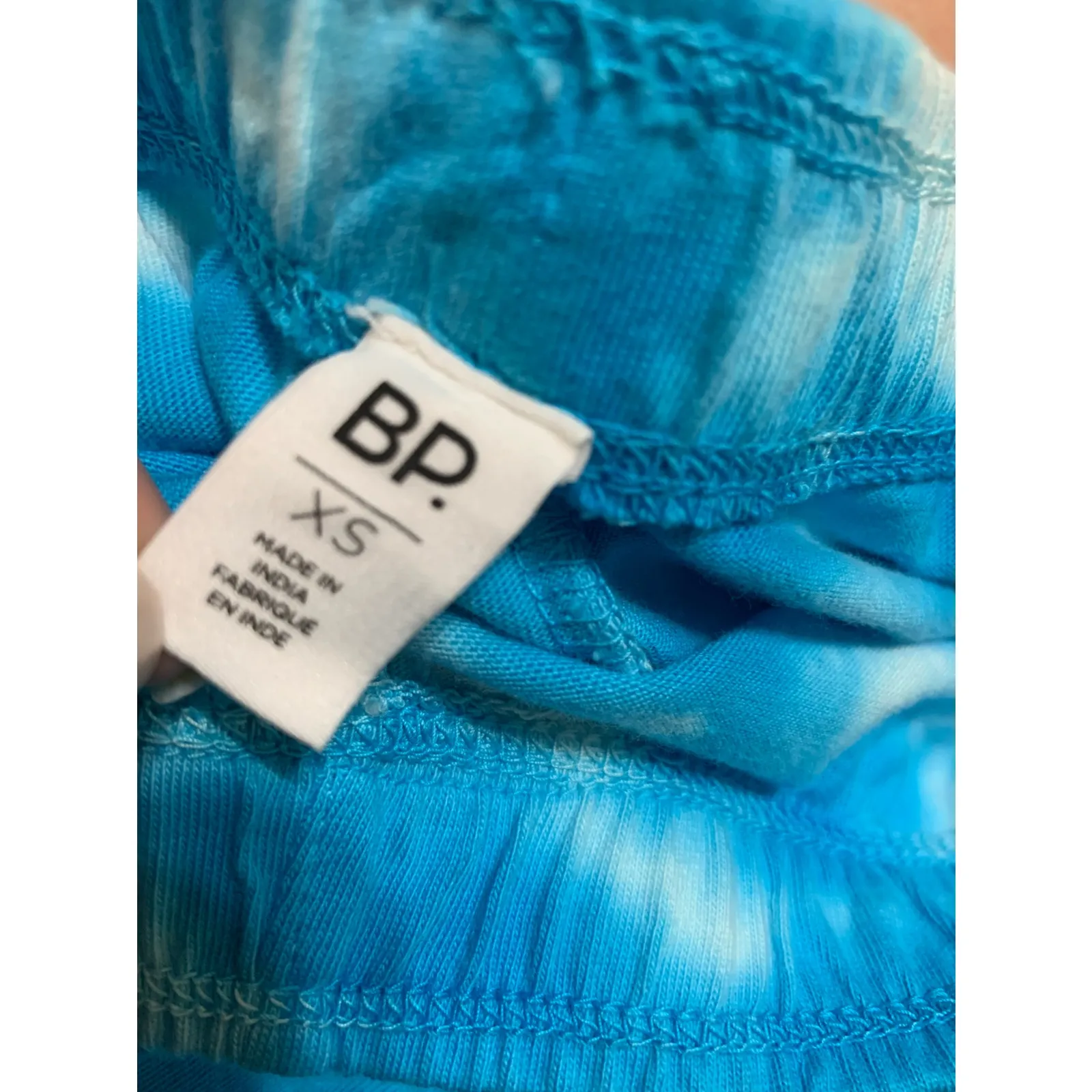 Bp. blue river tie‎ dye cotton drawstring shorts size XS NEW - Image 3