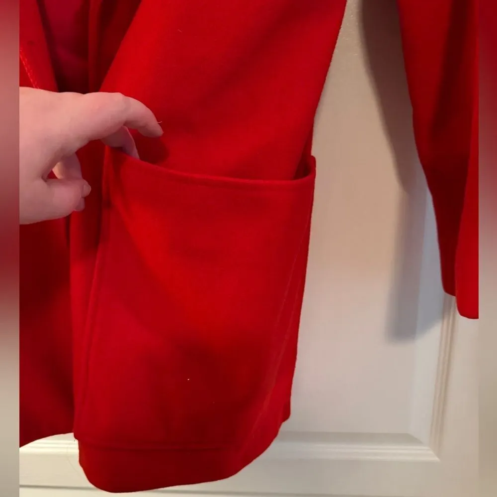 Mackintosh New England Red Vintage Peacoat Jacket Coat Size 8 Made In The USA - Image 6