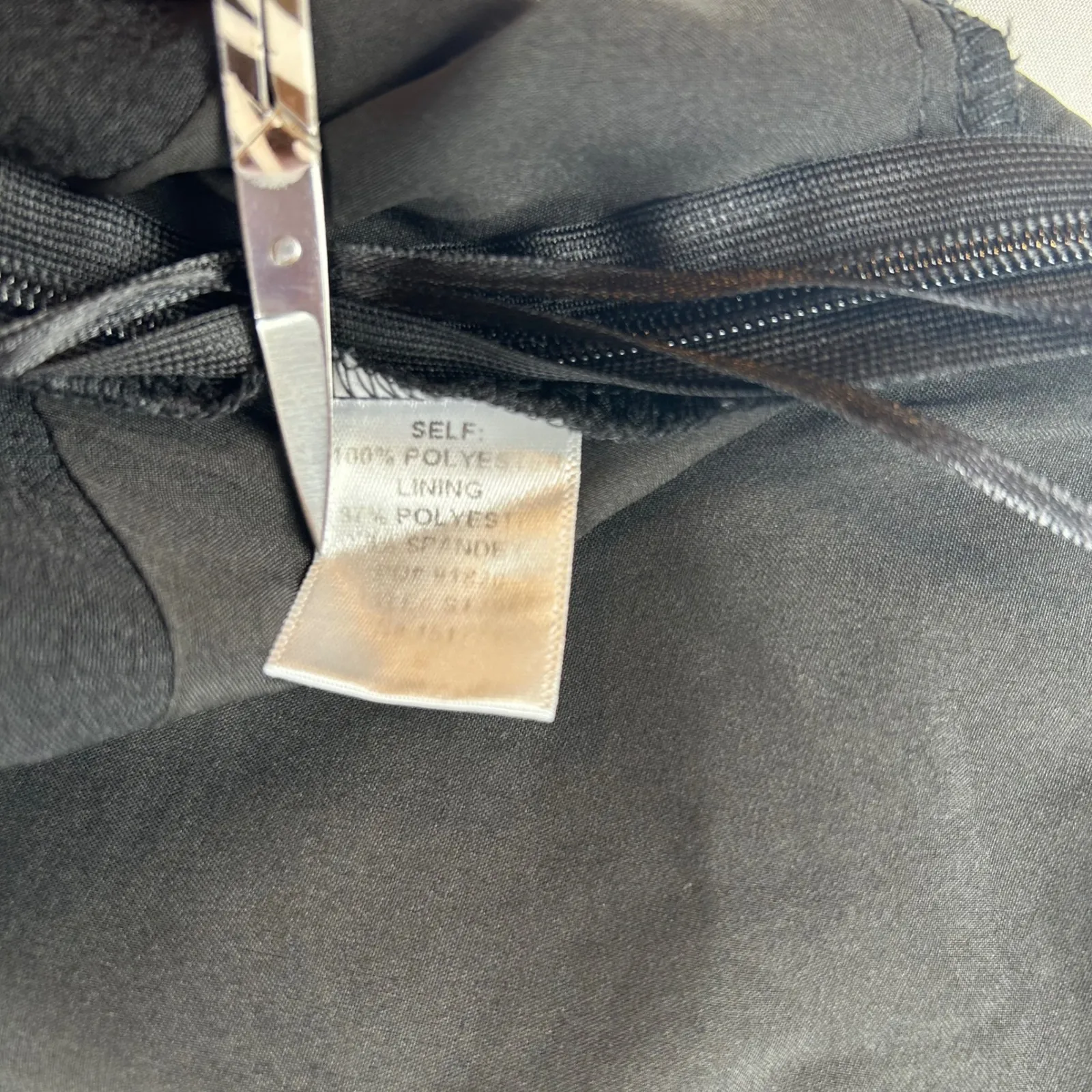 LE LIS COLLECTION Black Ruched Drawstring Bandeau Tube Crop Top S - Image 4