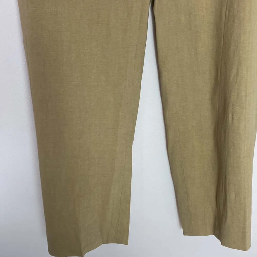 Theory Eco Crunch wash pants in beige clay size 2 NWT - Image 4