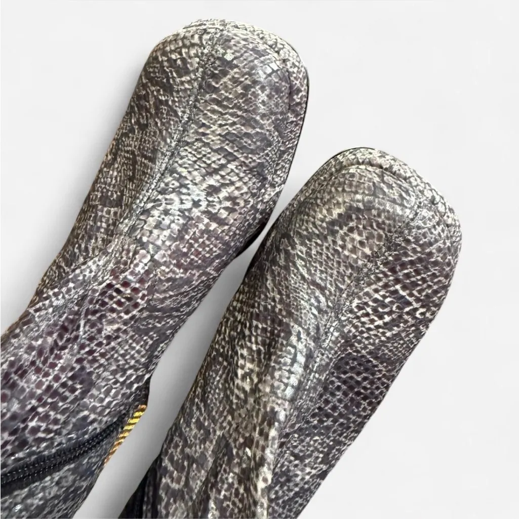 90s MUDD snake print platform boots Gray Size 6.5 - Image 5