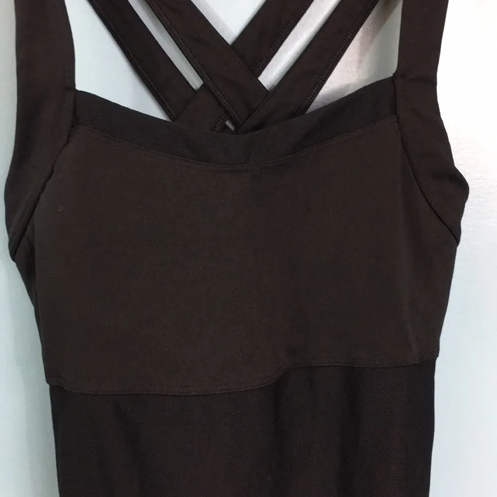 • Black Crisscross Tank Top - Image 3