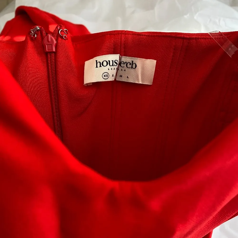 HOUSE OF CB 'Tamara' Cherry Red‎  Strapless Corset Maxi Dress NWOT XS - Image 10