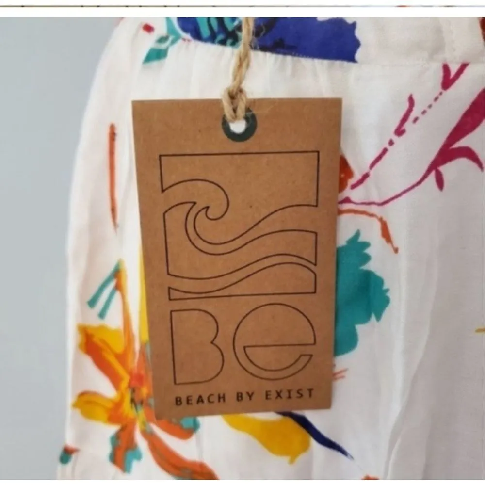 Beach by Exist Floral‎ Sundress Multi Color Size Small NWT - Image 5