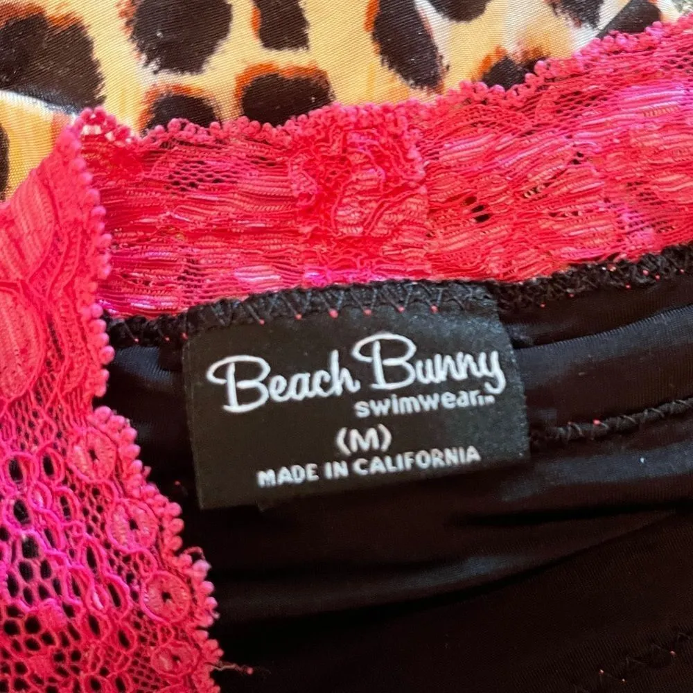 Beach Bunny‎ Lace Animal Print Bikini Bottom - Image 2