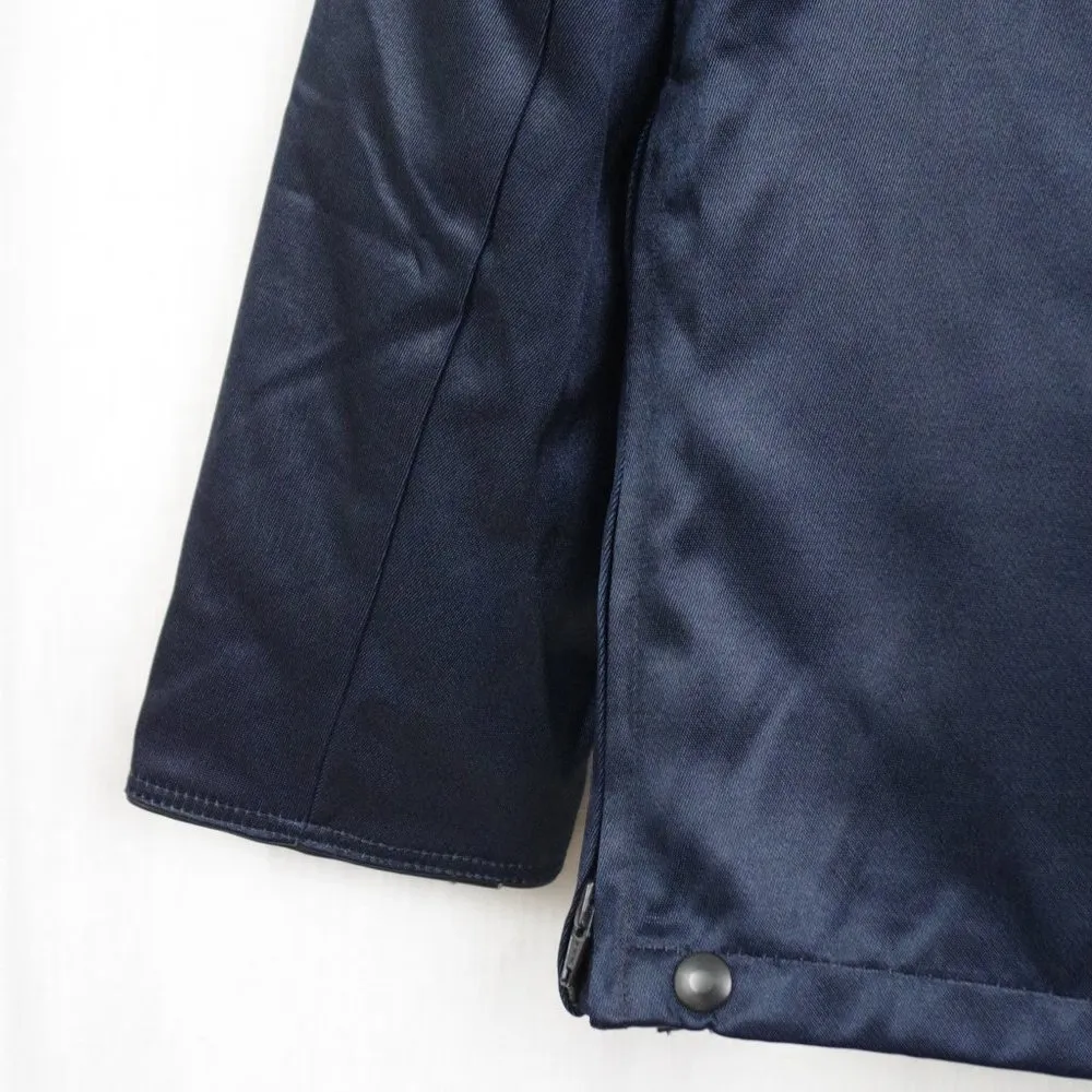 New Old Sock USA Made Blauer Uniform Nylon Bomber Style Jacket Size 10 Blue - Image 7