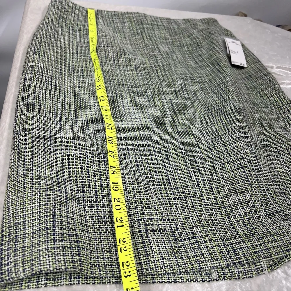 Premise Gabrielle 8 spring green Tweed Pencil Mini Skirt Workwear nwt careerwear - Image 10