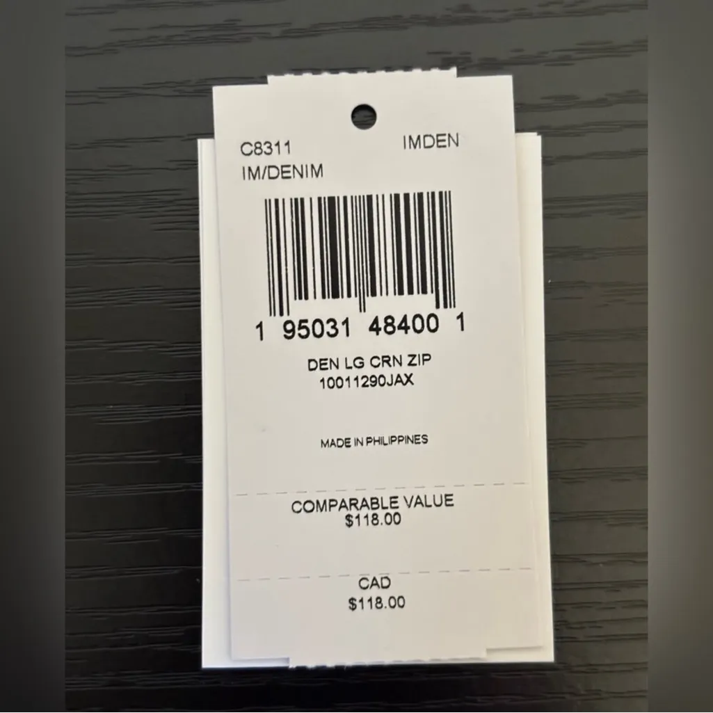 Coach Denim  Charcoal Blue Wristlet Horse & carriage Logo - Image 7