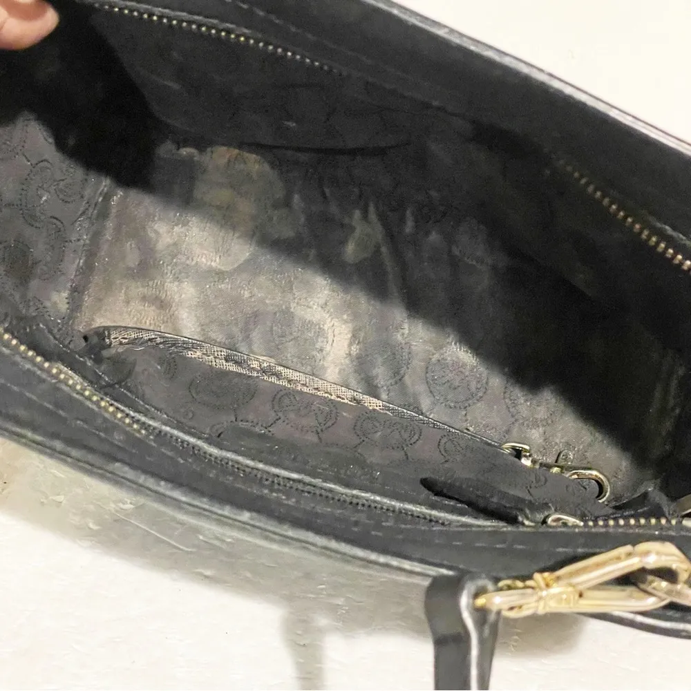 Michael Kors Black Selma Crossbody Saffiano Leather Handbag Purse Pocketbook - Image 3