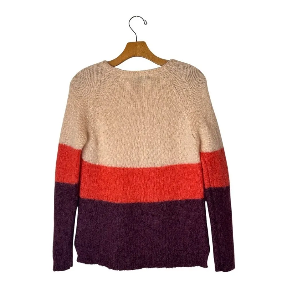 Anthropologie Needle Sweater Women Small‎ Pink Louise Mohair Merino Wool Knit - Image 3
