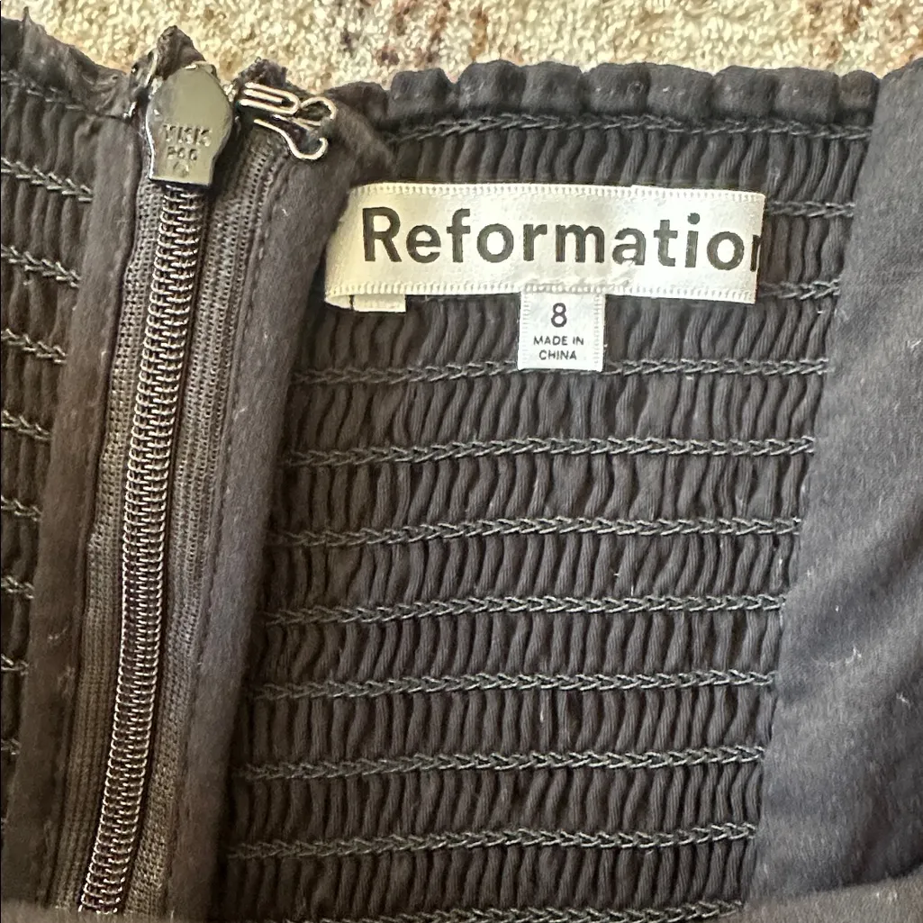 reformation jeune dress, black - Image 5