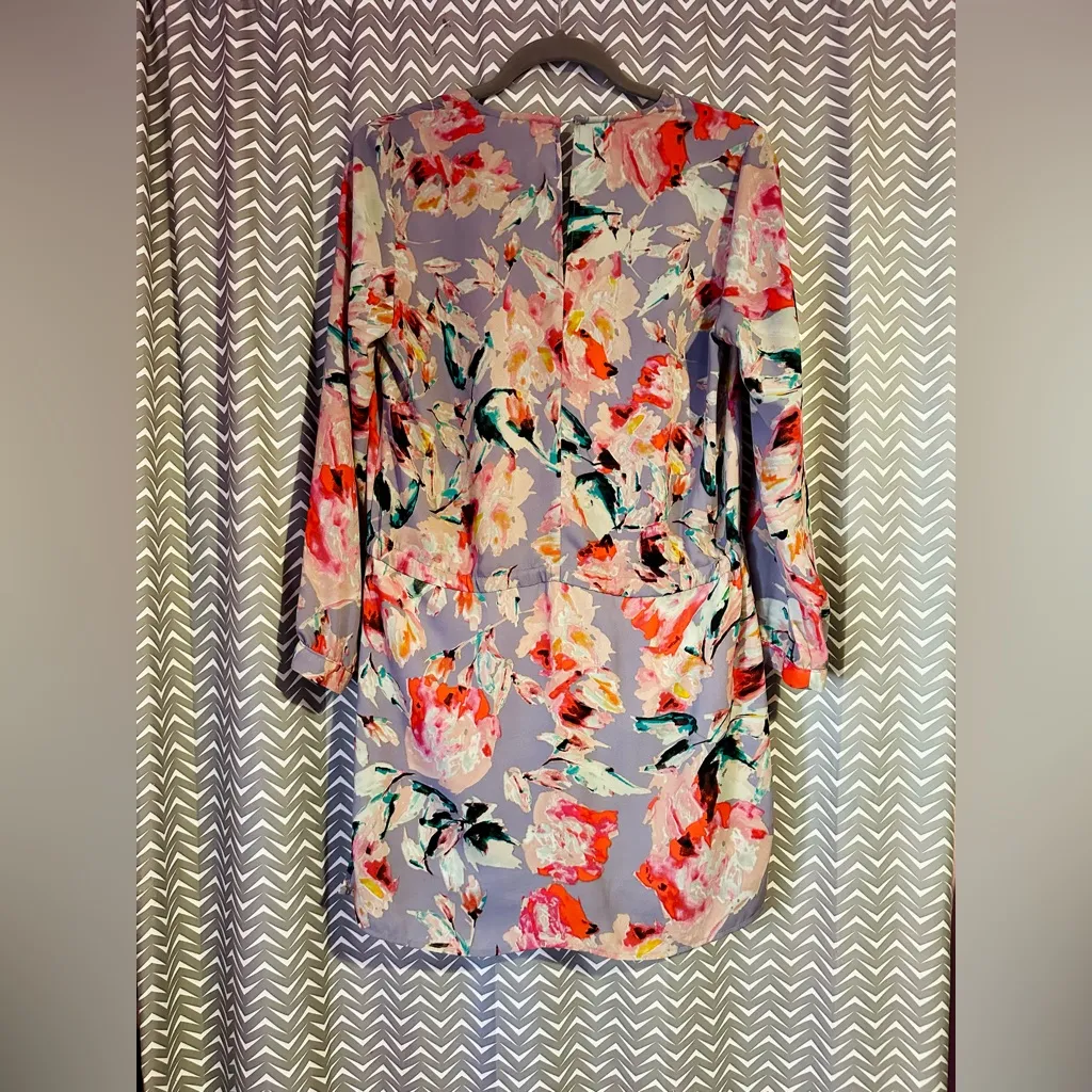 Eight Sixty | Floral Drawstring Mini Dress, Size S - Image 6