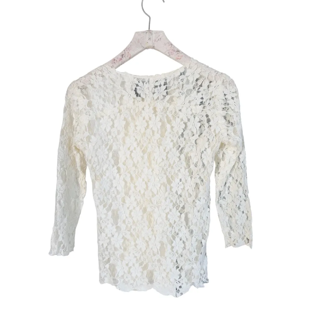Reformation lace top EUC - Image 4