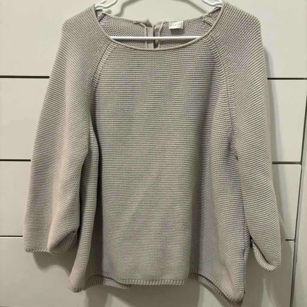 Poetry  Sweater Button Down Back - Image 3