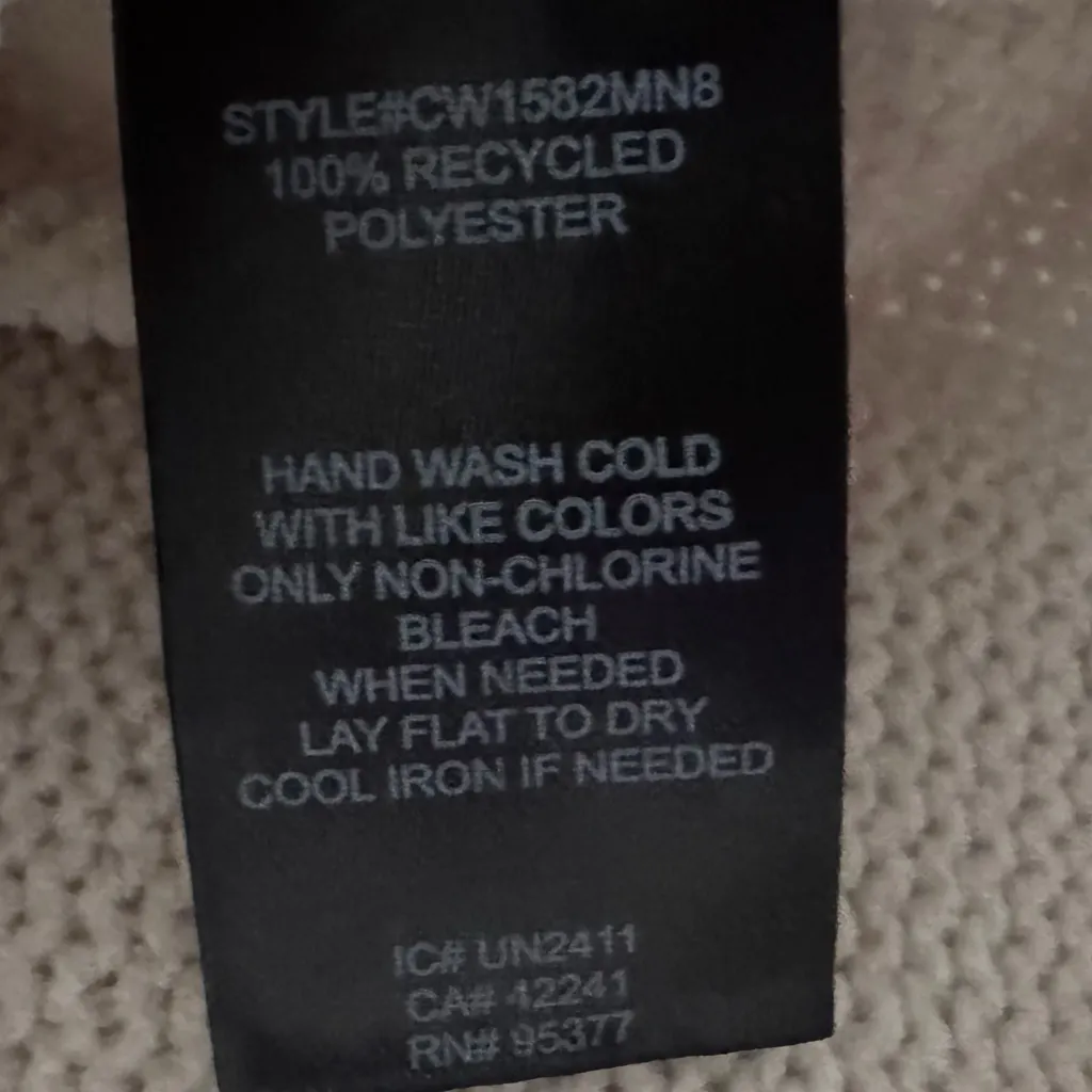 Sanctuary Stitch Fix Oversized Sweater Beige Black Stripe V Neck Women’s Sz XL - Image 10