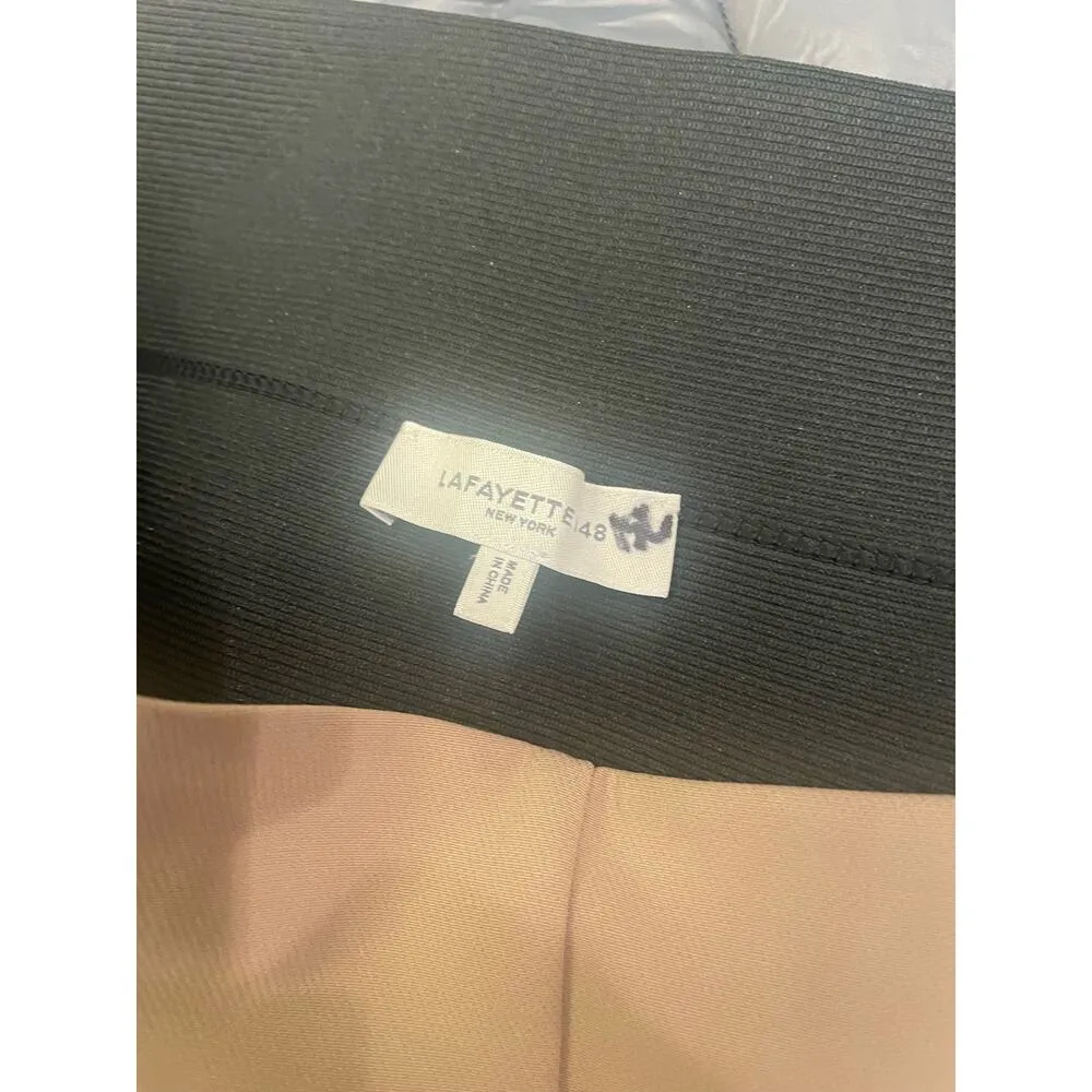 Lafayette 148 New York Nolita Leggings tan, A33 Tan Size 1X - Image 3