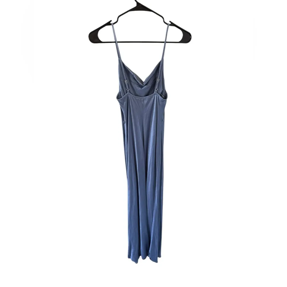 Shona Joy La Lune Bias Cowl Midi Dress - Powder Blue (no belt tie) - Image 2