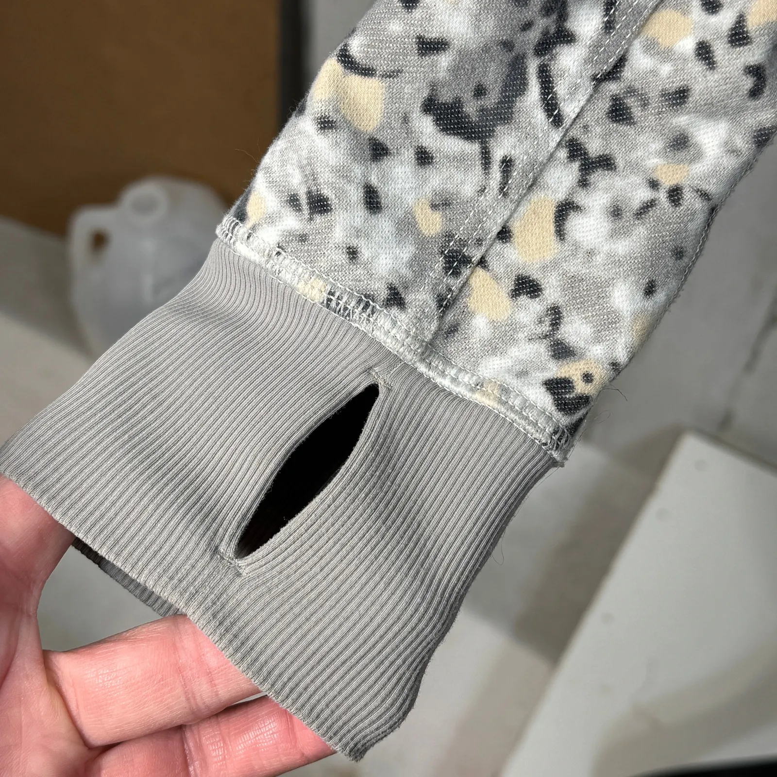 Lululemon SZ 8 Nice Asana Jacket Full-Zip Not So Petite Fleur Silver Spoon Yoga - Image 10