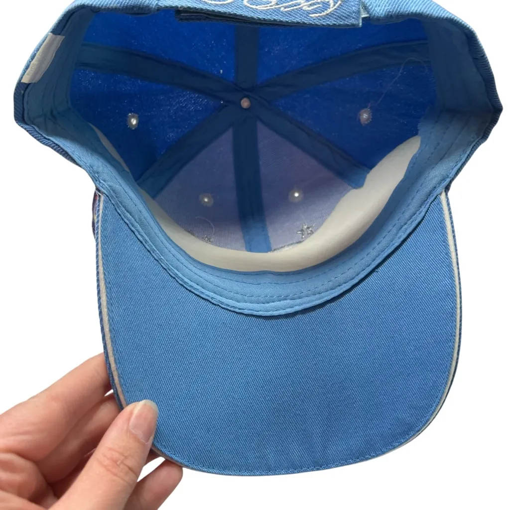 Y2K Foxy Blue Embroidered Hat Women’s NWT Vintage Baseball Cap - Image 2