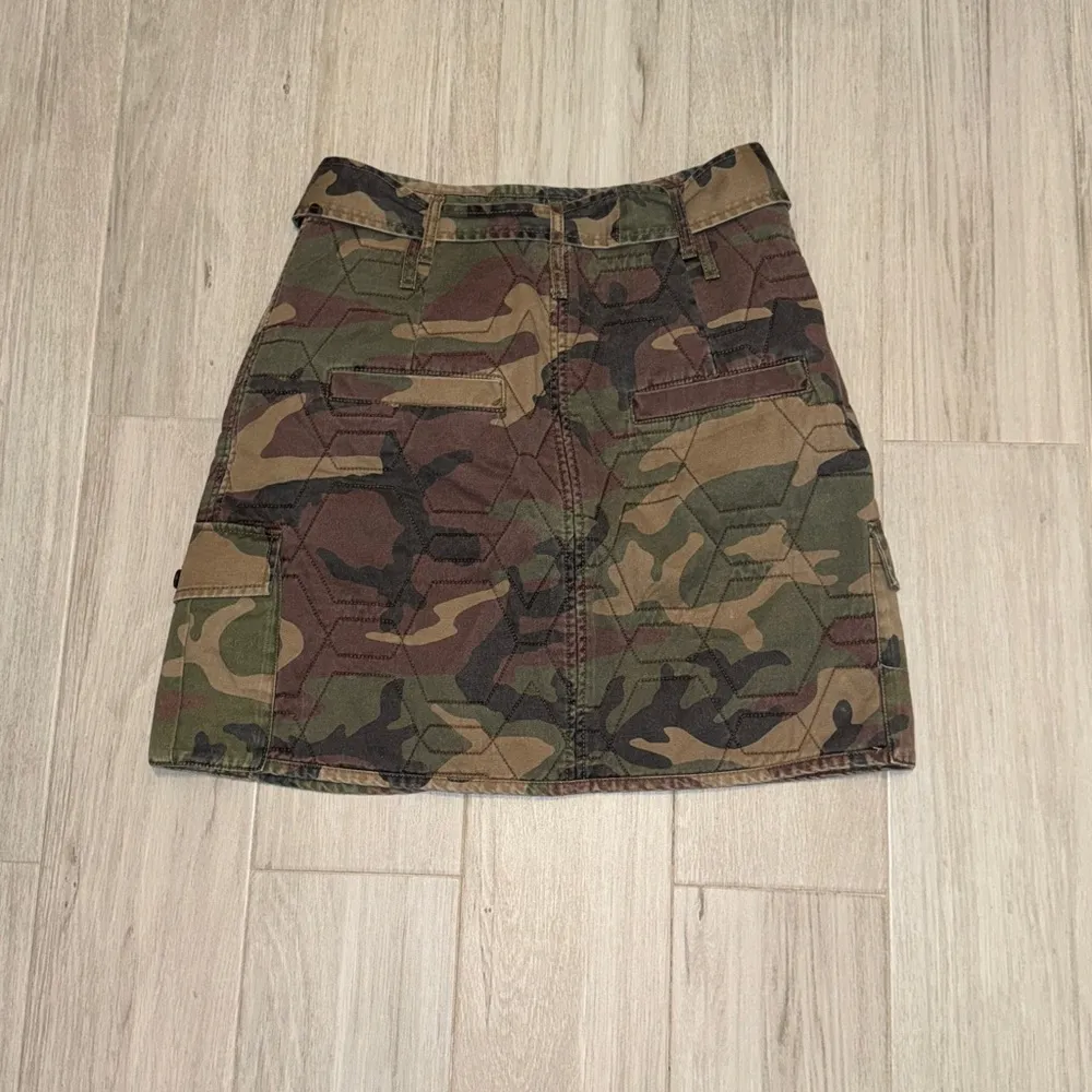 Marissa Webb Katrina quilted camo mini skirt Brown Size M - Image 6