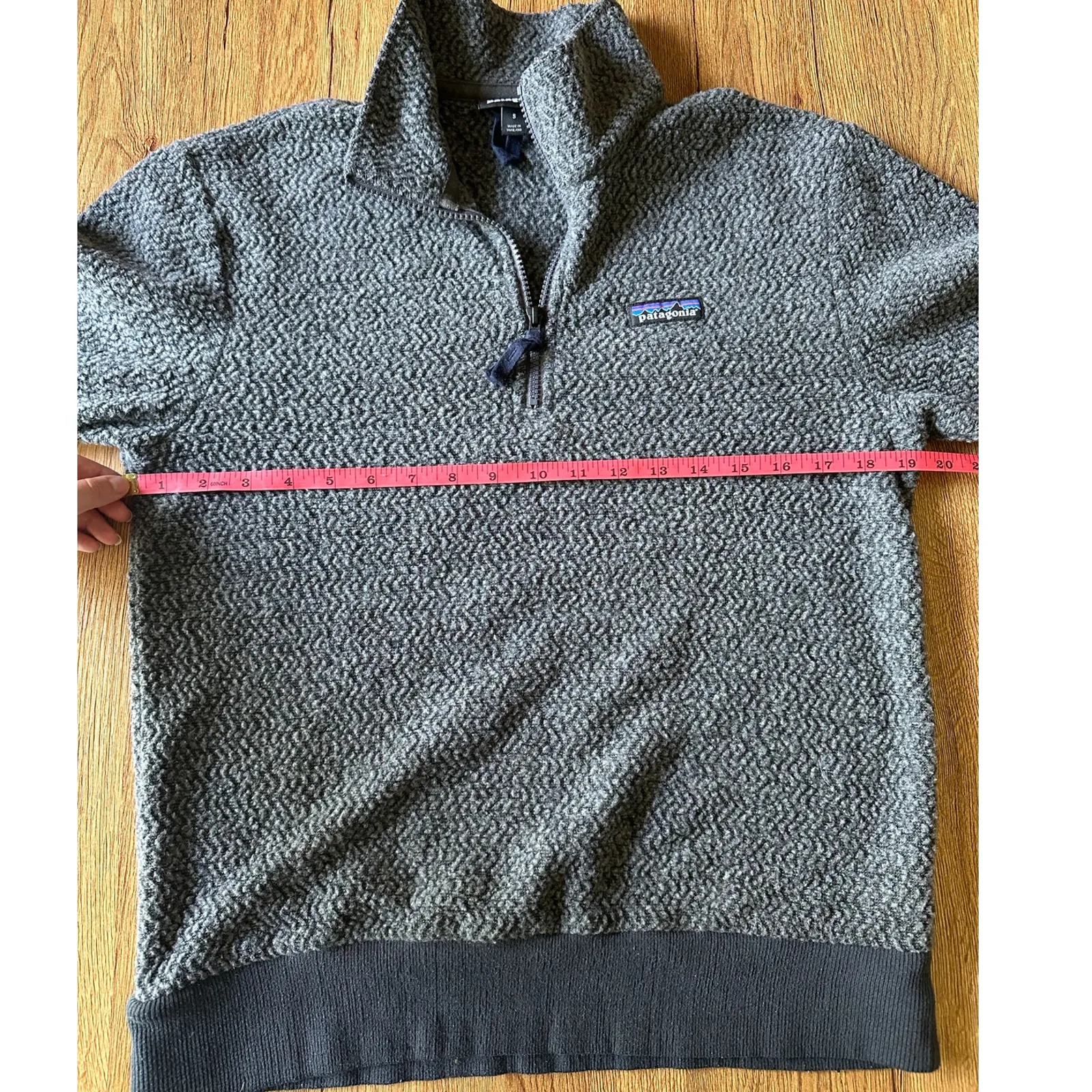 Patagonia Woolyester Fleece Pullover Size Small - Image 5