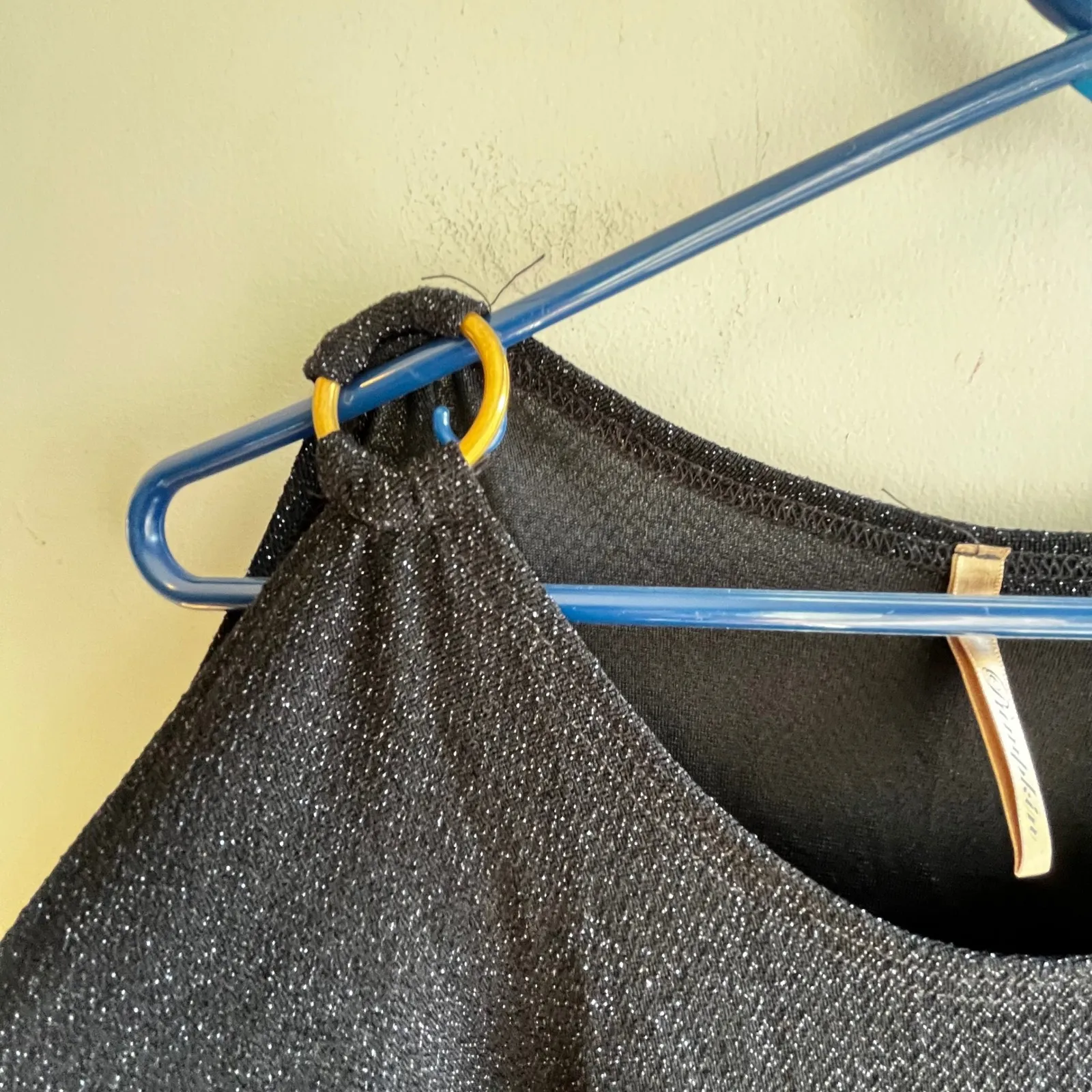 Women's Sparkly Cocktail Dress, Elegant Party Evening Dress, Ruched Long‎ Sleeve Black Size 6 - Image 5