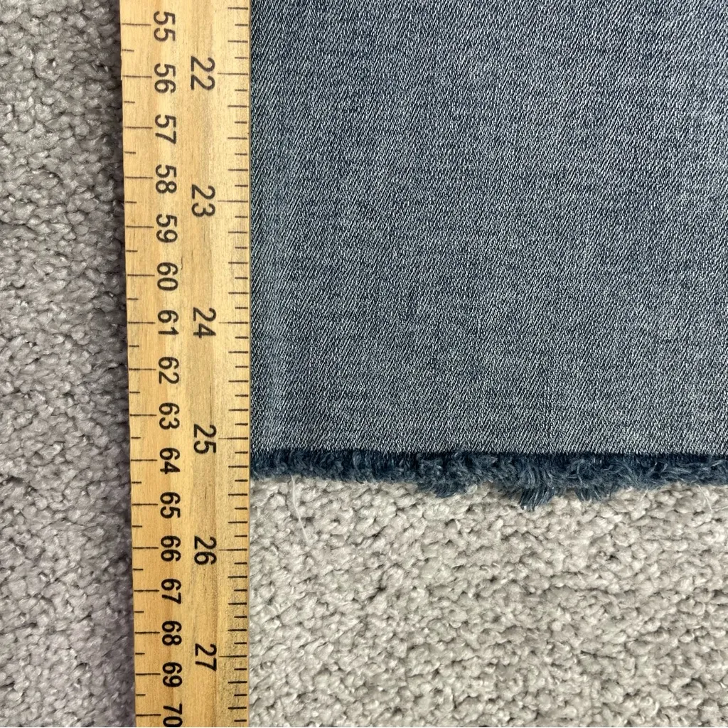 Dear John Jeans Women's 25 Gray Jeanne Flare Cropped High Rise Raw Hem Denim - Image 11