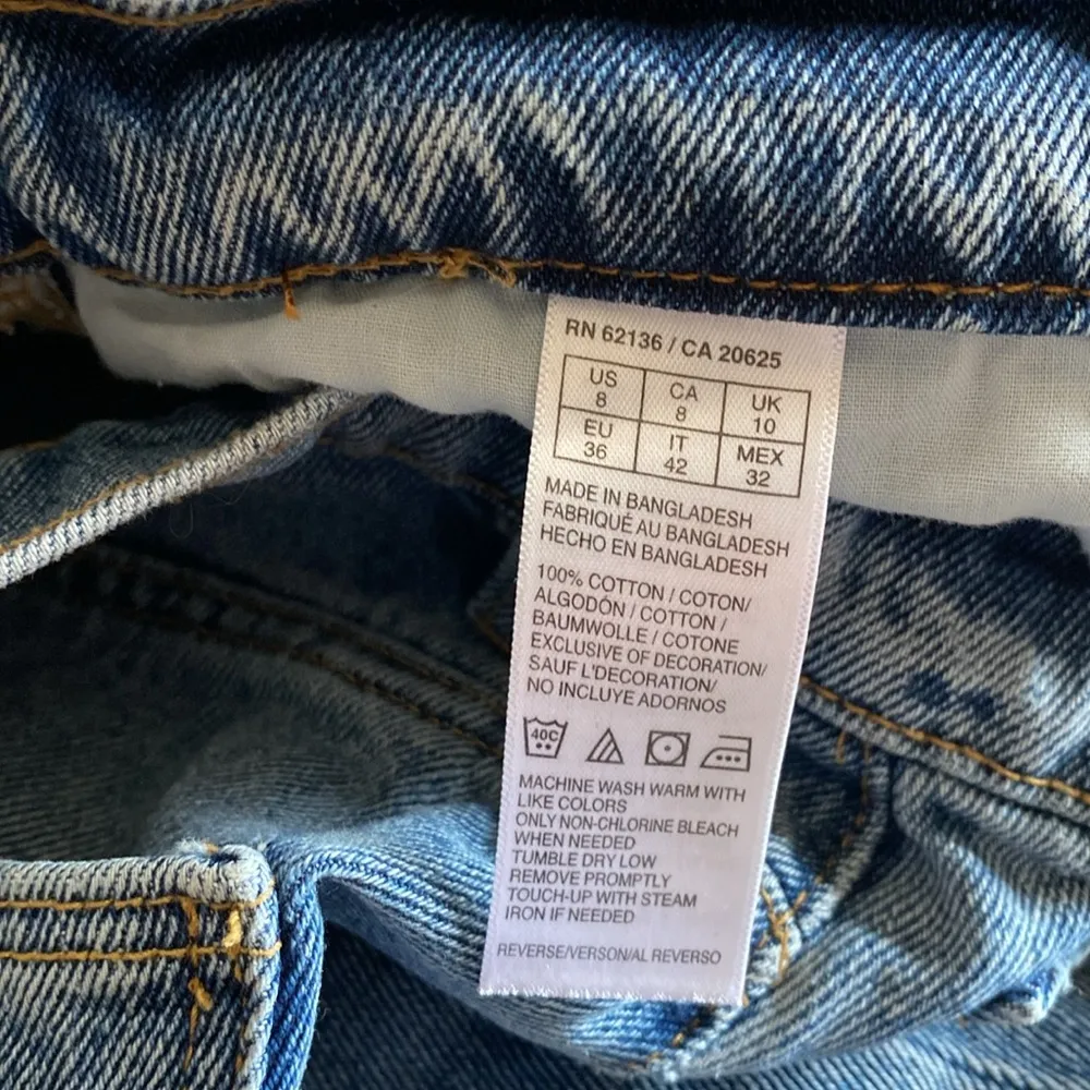 jean shorts 8 button-fly high rise - Image 5