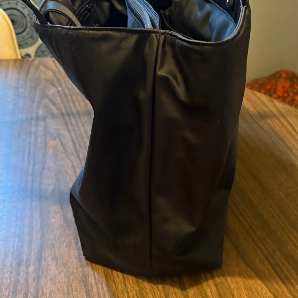 Kate Spade VINTAGE New York Icon Black Mini Box Tote Bag Purse - Image 4