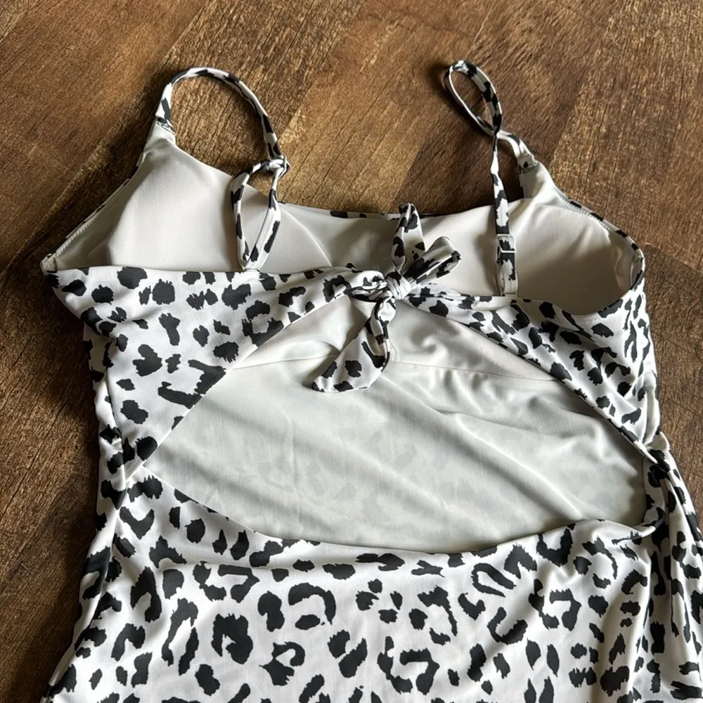 Aerie Animal Print Cheetah One Piece Swimsuit with open back - Image 9