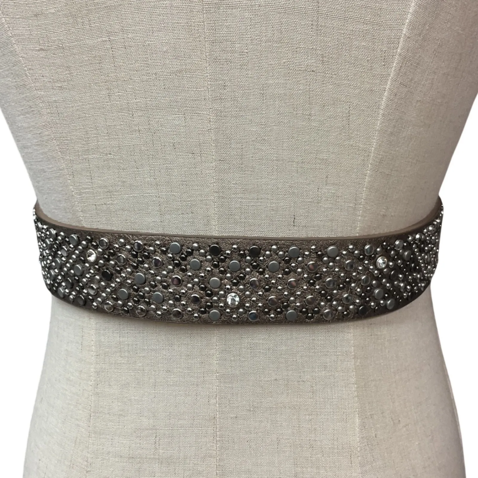 ECHT Women's Studded Leather Western Fashion Accessory Trendy Style Belt One Sz - Image 5