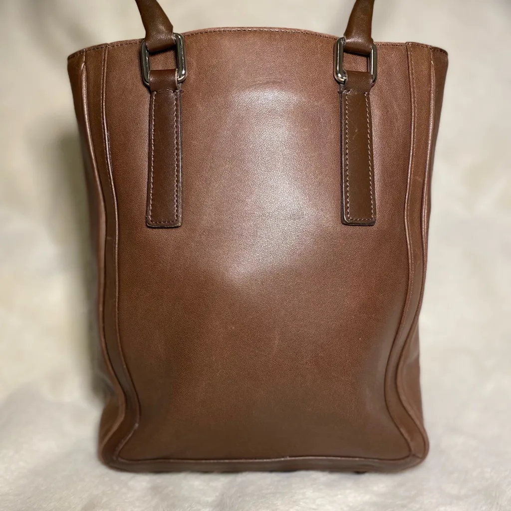 Coach Vintage Bonnie Cashin Legacy Brown Leather Shopper Tote Bag E1P 9422 - Image 6