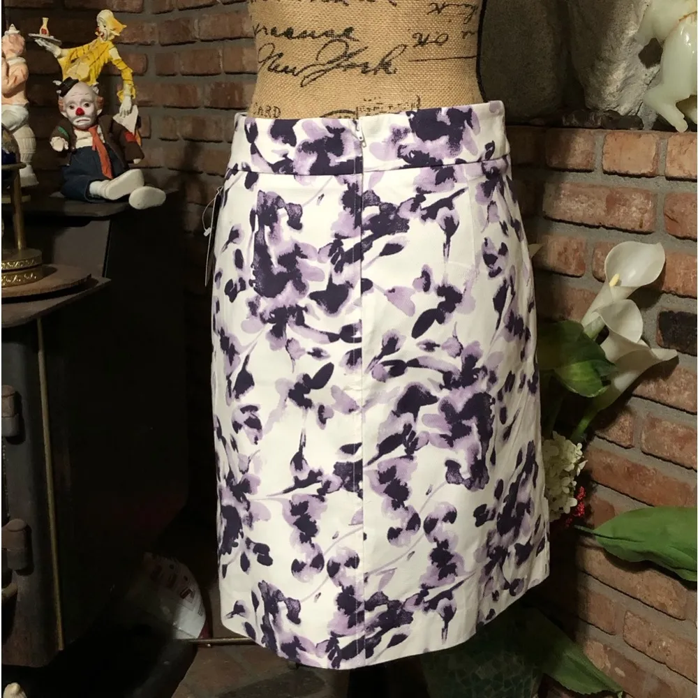 H & M Purple Lavender & White MIDI Skirt💕🌸💕 - Image 7