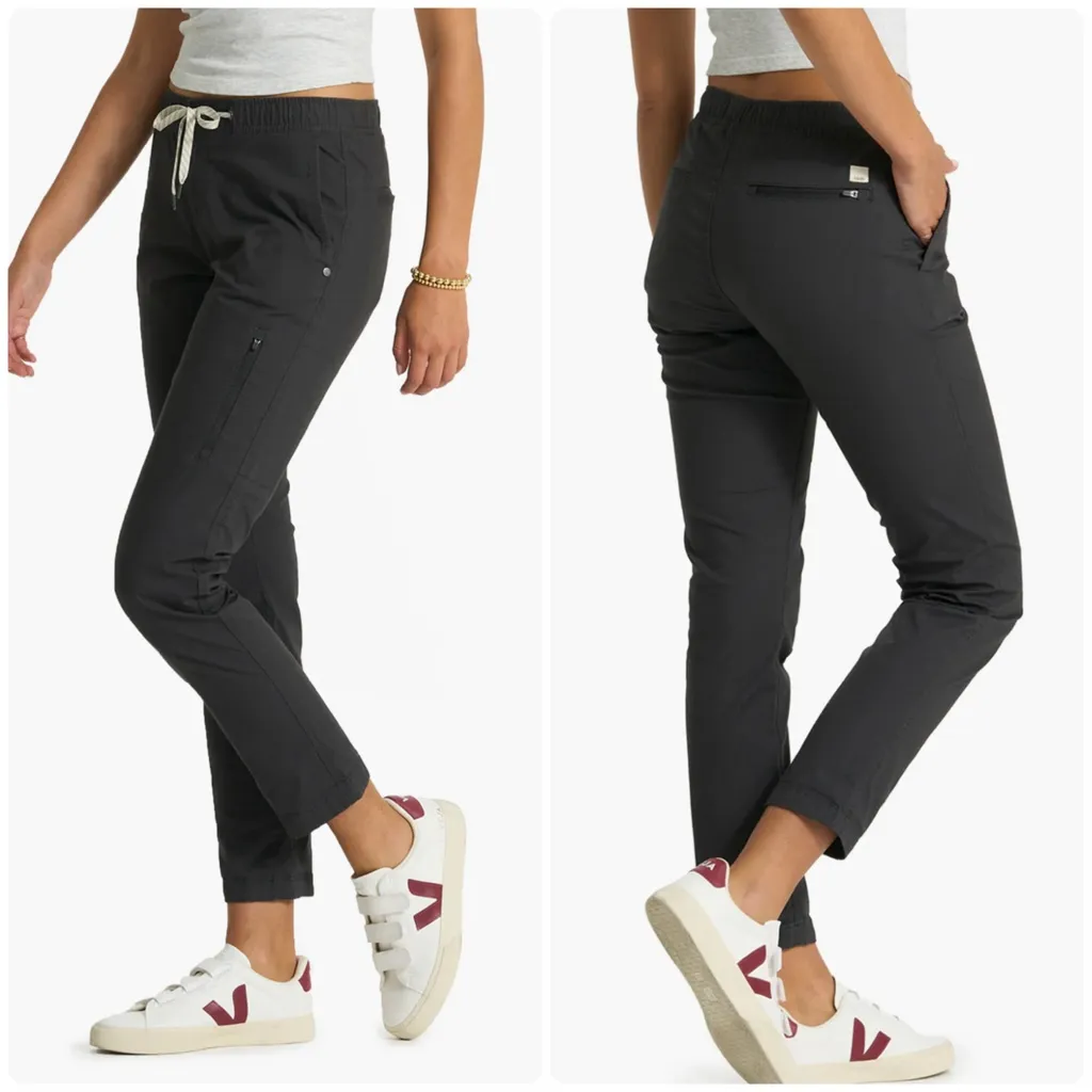 Vuori Womens Ripstop Pant Charcoal - Image 2