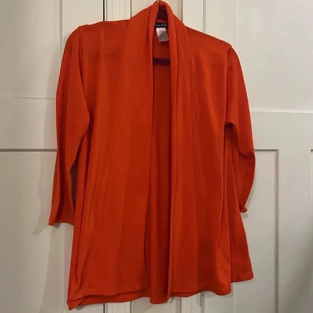 Got &blu large orange cardigan - Image 2