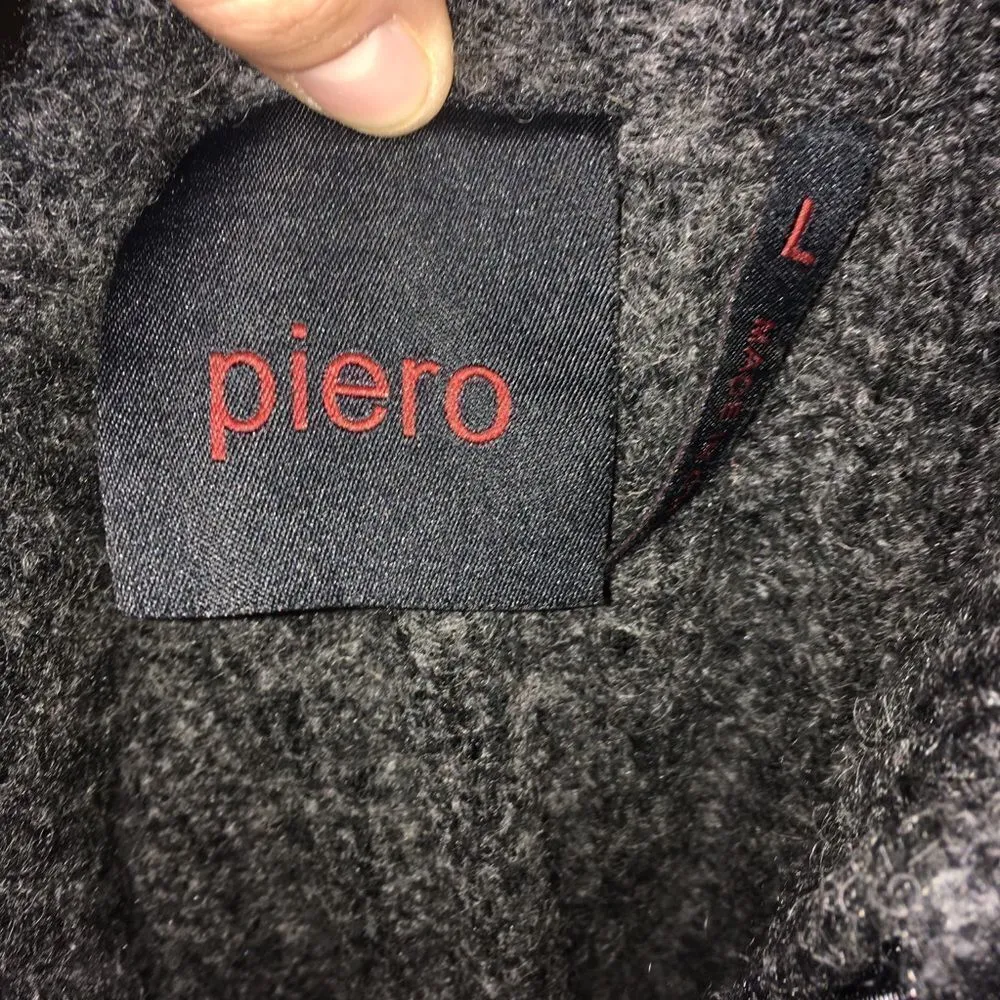 Piers 4 pocket wool blend zipped sweater Gray Size L - Image 4