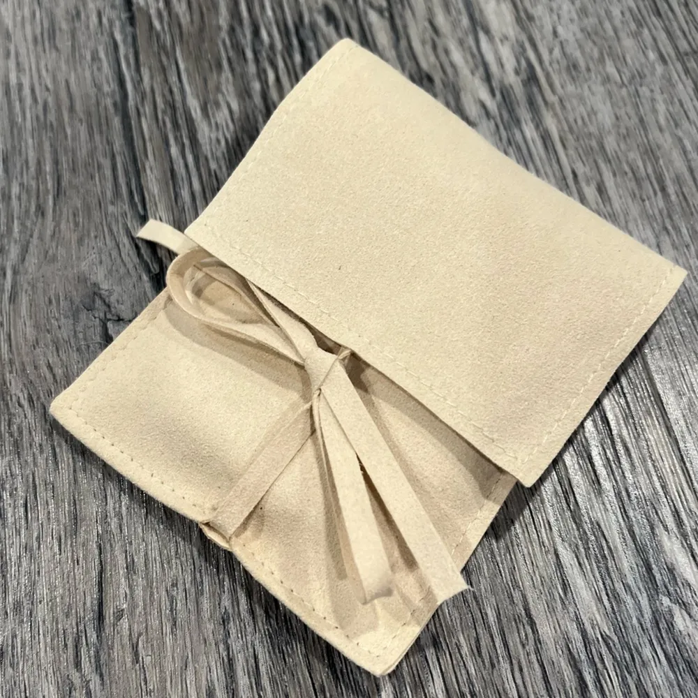 Stella & Dot Elegant blush beaded and Fringe Hoop Earrings (gold) - Image 8