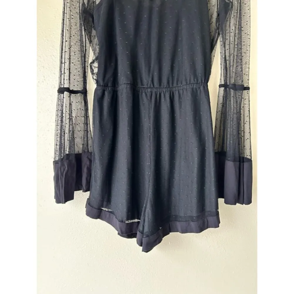Barroco Spotty Mesh Playsuit Size Medium - Image 8