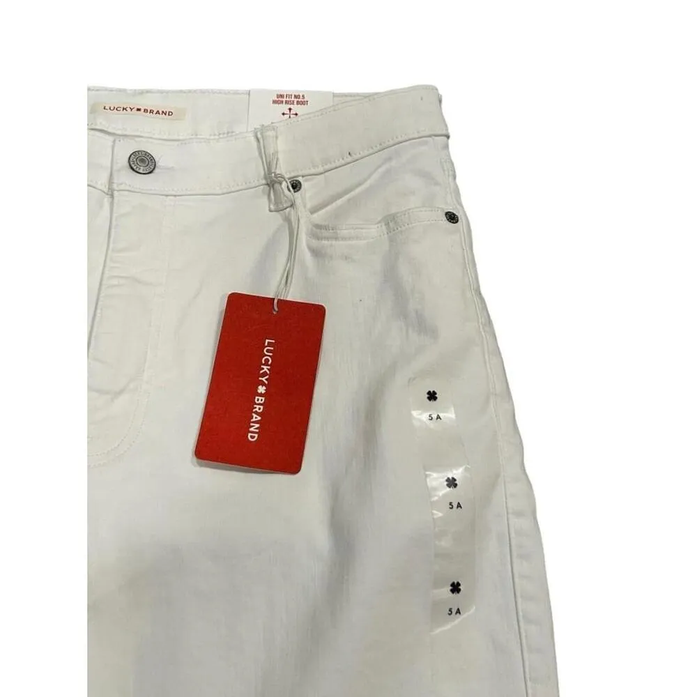 Lucky Brand Jeans Hi Rise Boot Cut Jeans Size UNI Fit Sz 5 W33-35 NWT $99 MSRP - Image 5