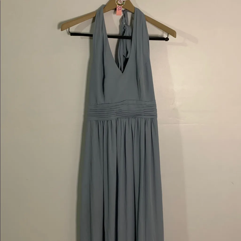 David's Bridal  Light Blue Gown - Image 2