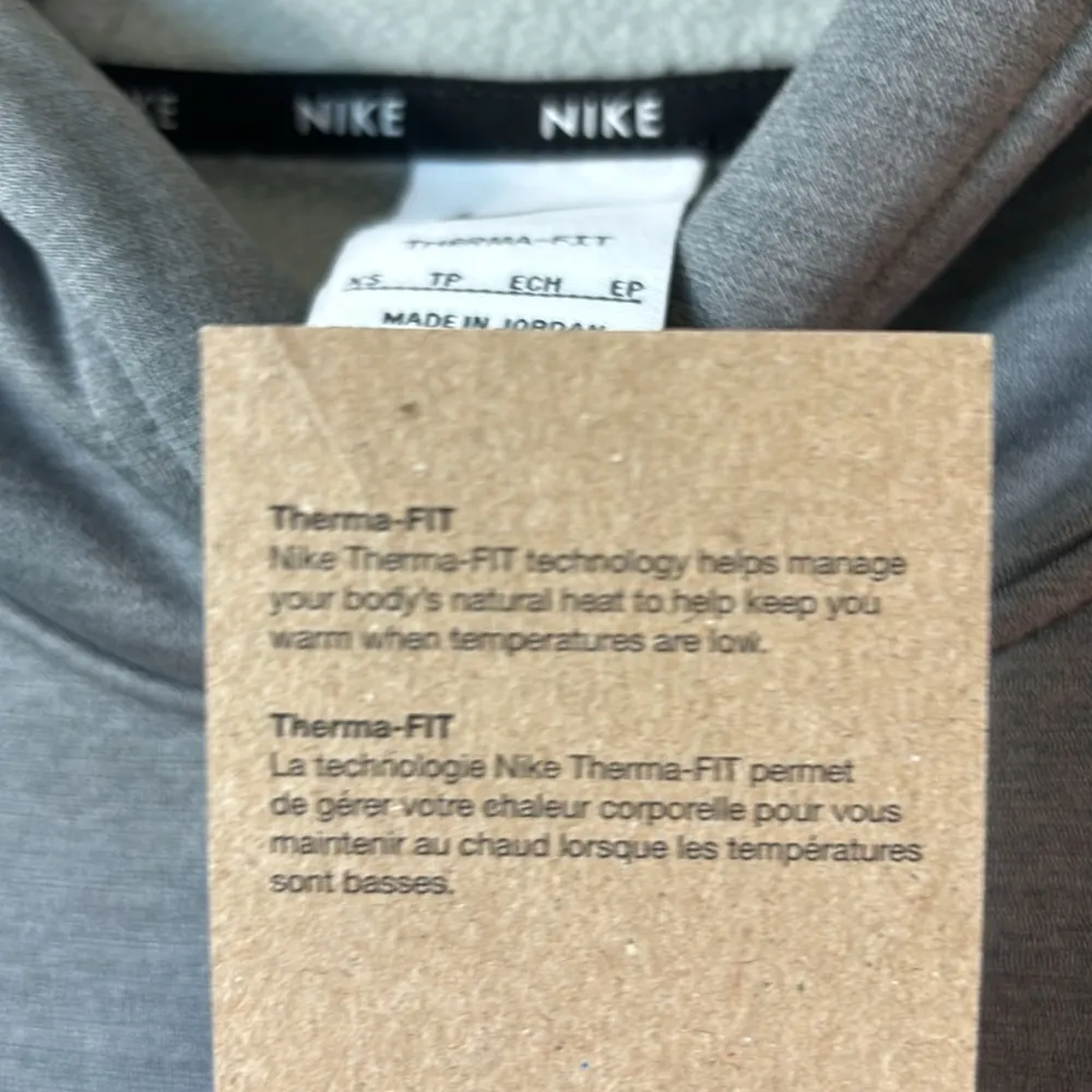 NWT  Therma-Fit Gray Hoodie with kangaroo pkt size XS - Image 5