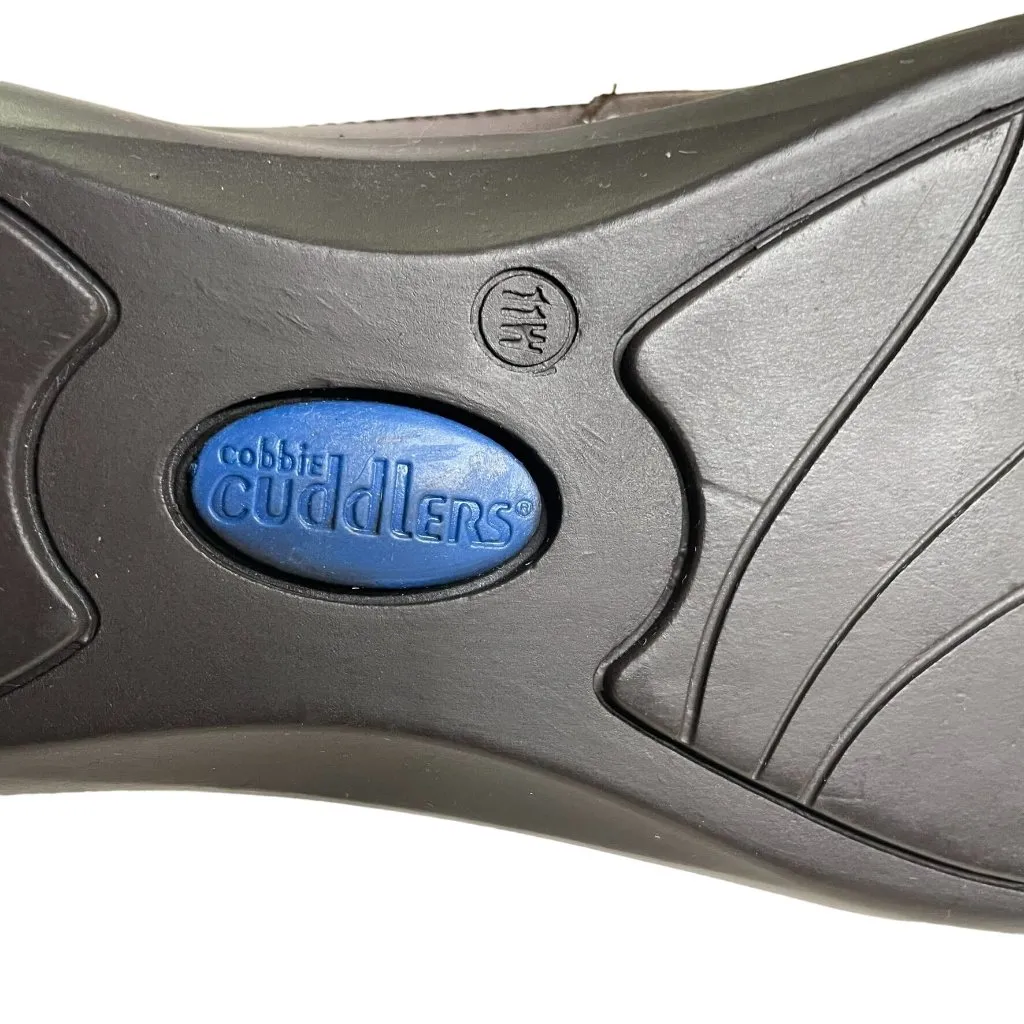 Cobbie Cuddlers Size 11 W Comfort Flat Slip on Loafer Shoes Brown Elenor u - Image 8